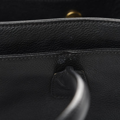 Chanel Calfskin Cerf Executive Shopper Tote Black 19 of 19
