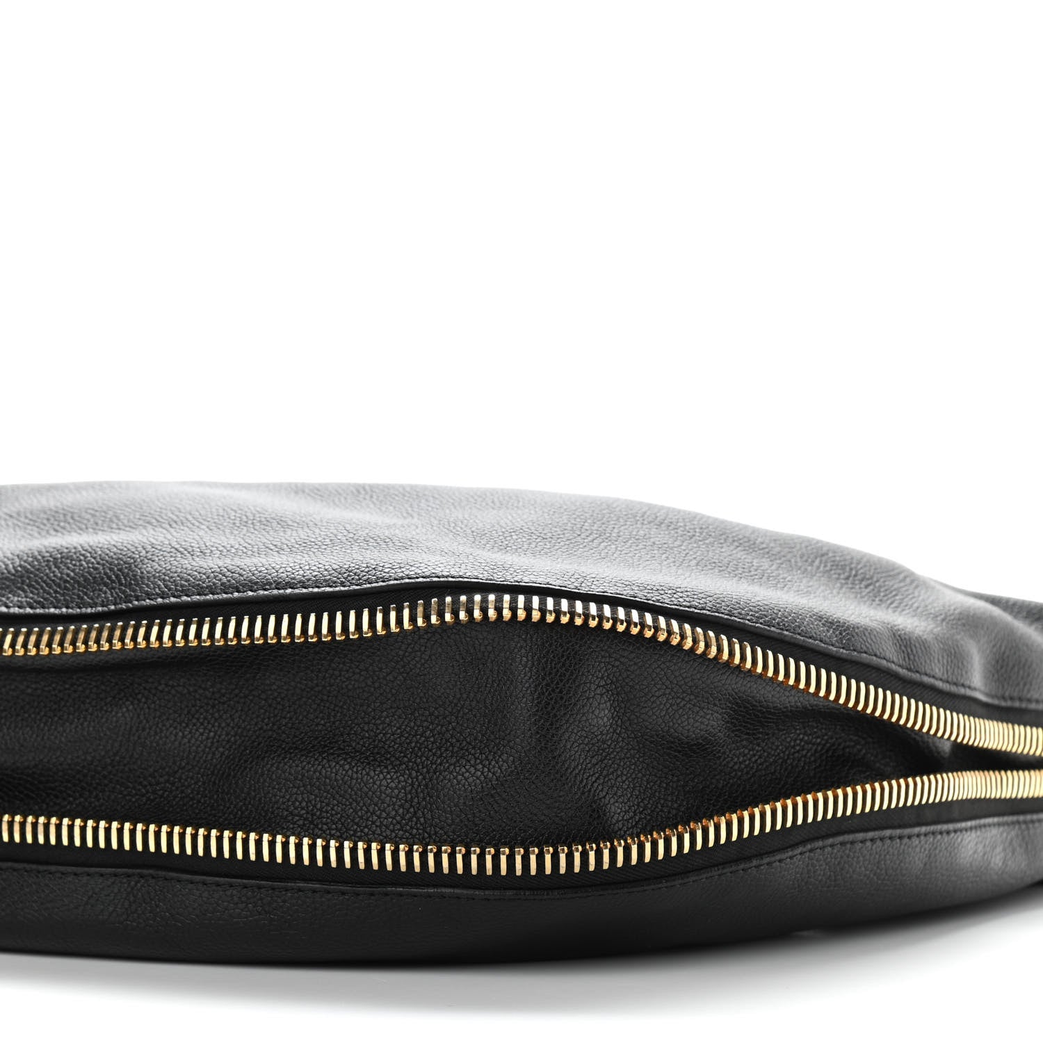 Tom Ford Grained Calfskin Zip Hobo Black 5 of 9