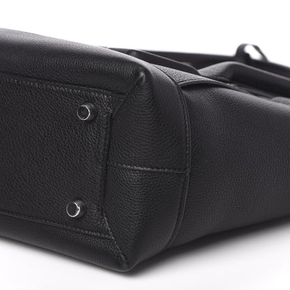 Bottega Veneta Grained Calfskin Maxi Intrecciato Medium Arco Black 8 of 9