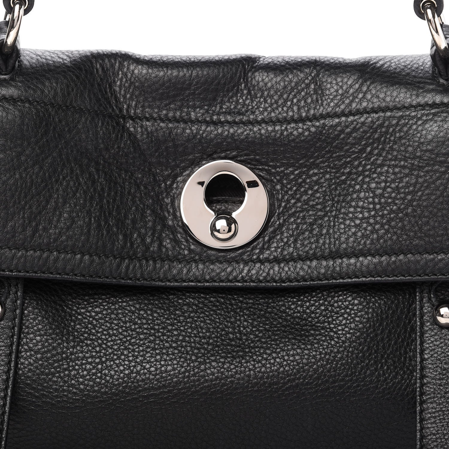 Saint Laurent Calfskin Canvas Medium Muse Two Black 10 of 10