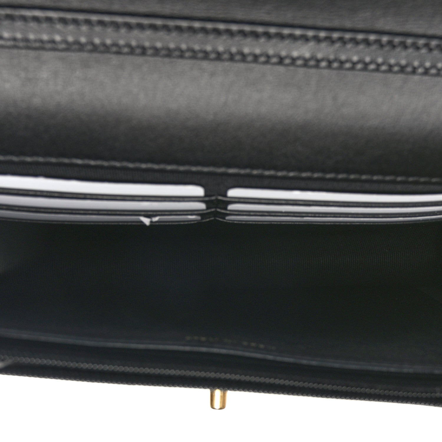 Chanel Pearly Caviar Quilted Fit For You Wallet On Chain WOC Black 5 of 9