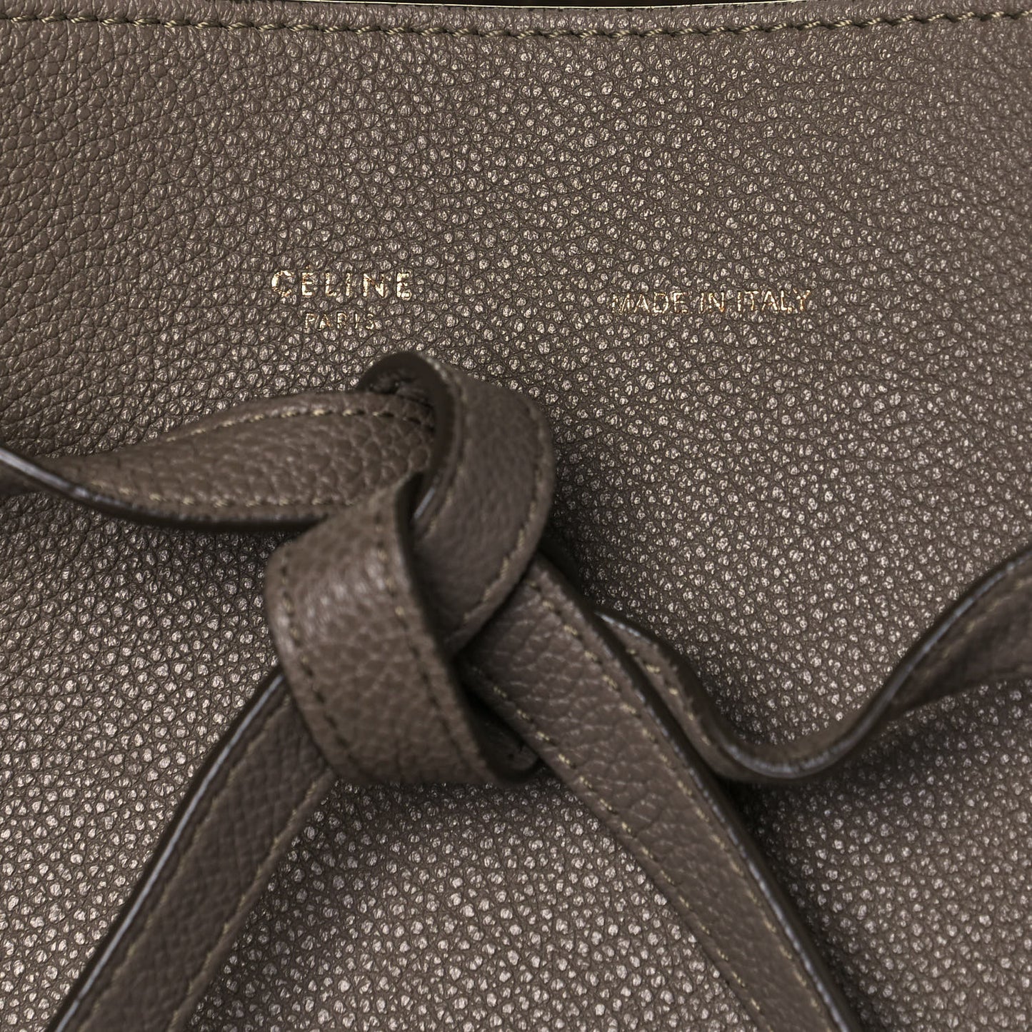 Soft Grained Calfskin Small Belt Cabas Phantom Taupe