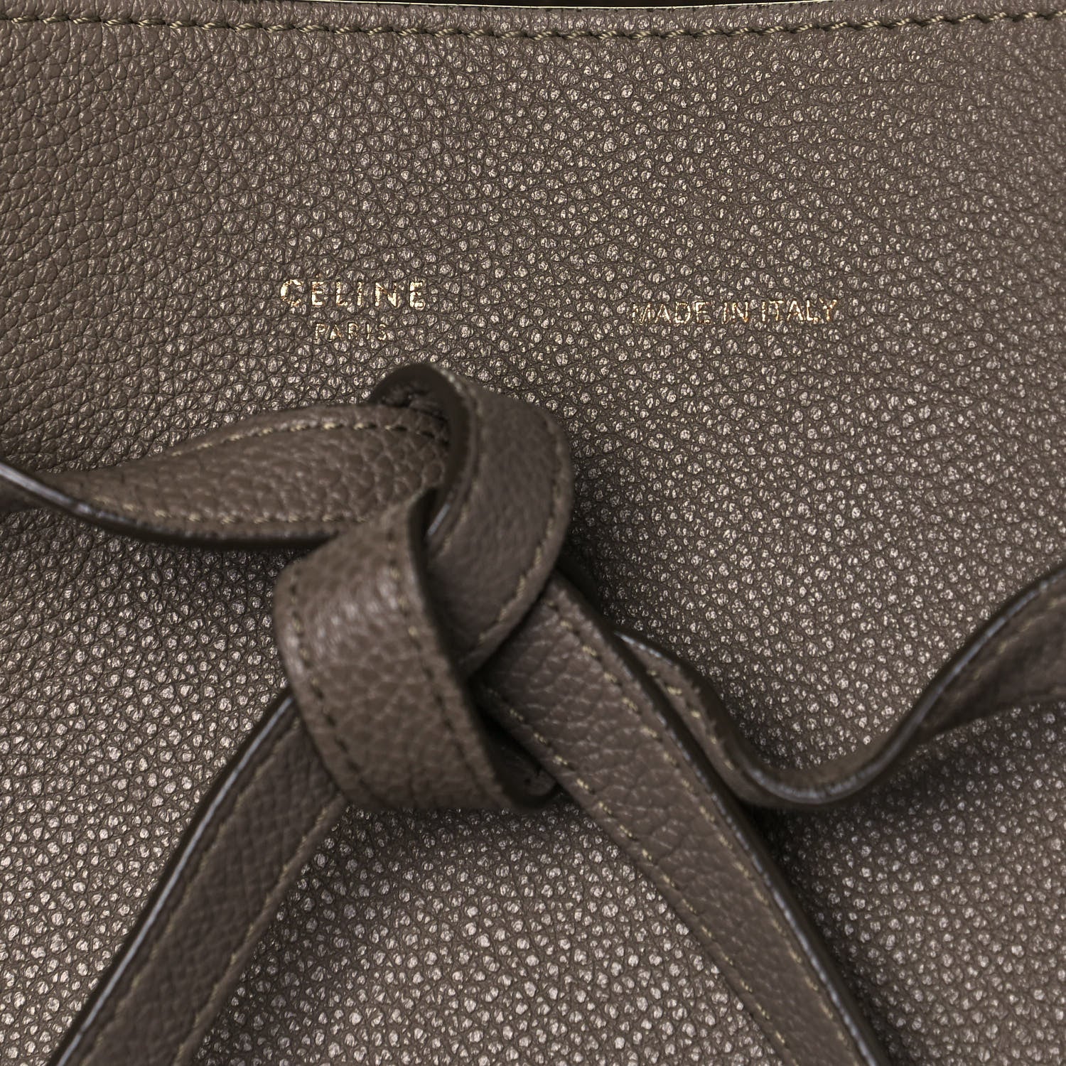 Celine Soft Grained Calfskin Small Belt Cabas Phantom Taupe 6 of 13