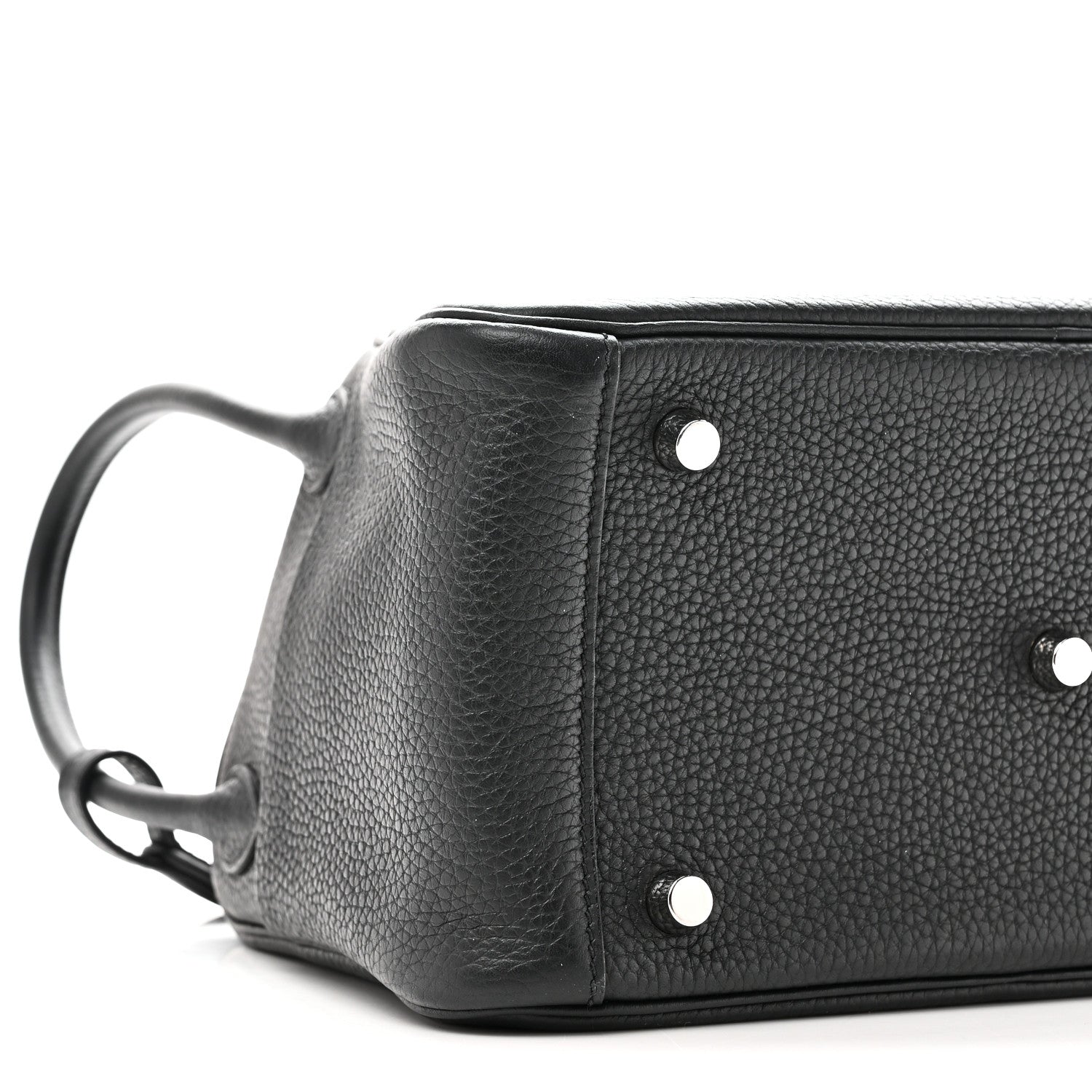 Hermes Taurillon Clemence Lindy 26 Black 9 of 10