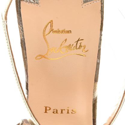 Christian Louboutin Specchio PVC Camouflage Just On 120 Pumps 40 Version Platine 7 of 12