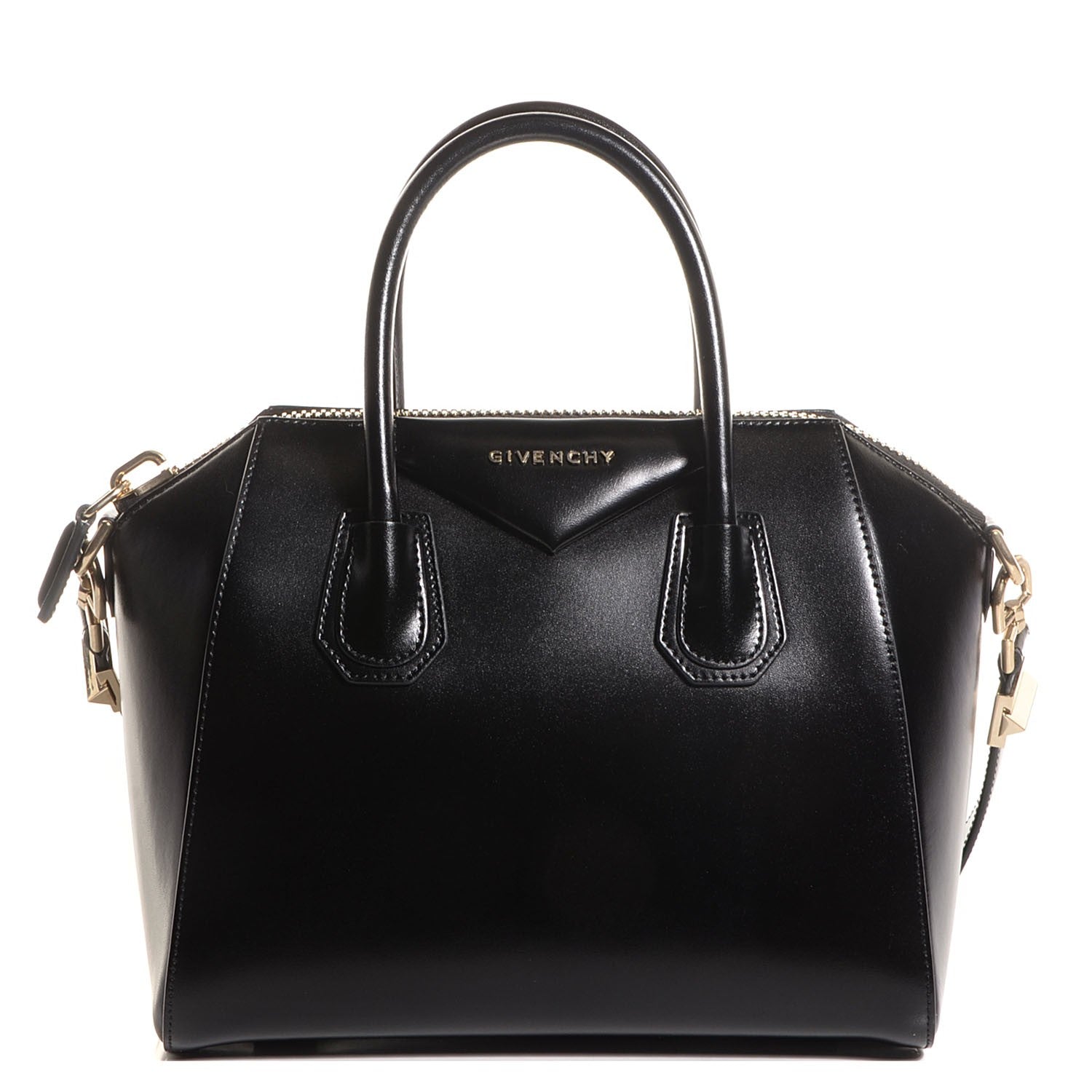 Givenchy Shiny Lord Calfskin Small Antigona Black 1 of 11