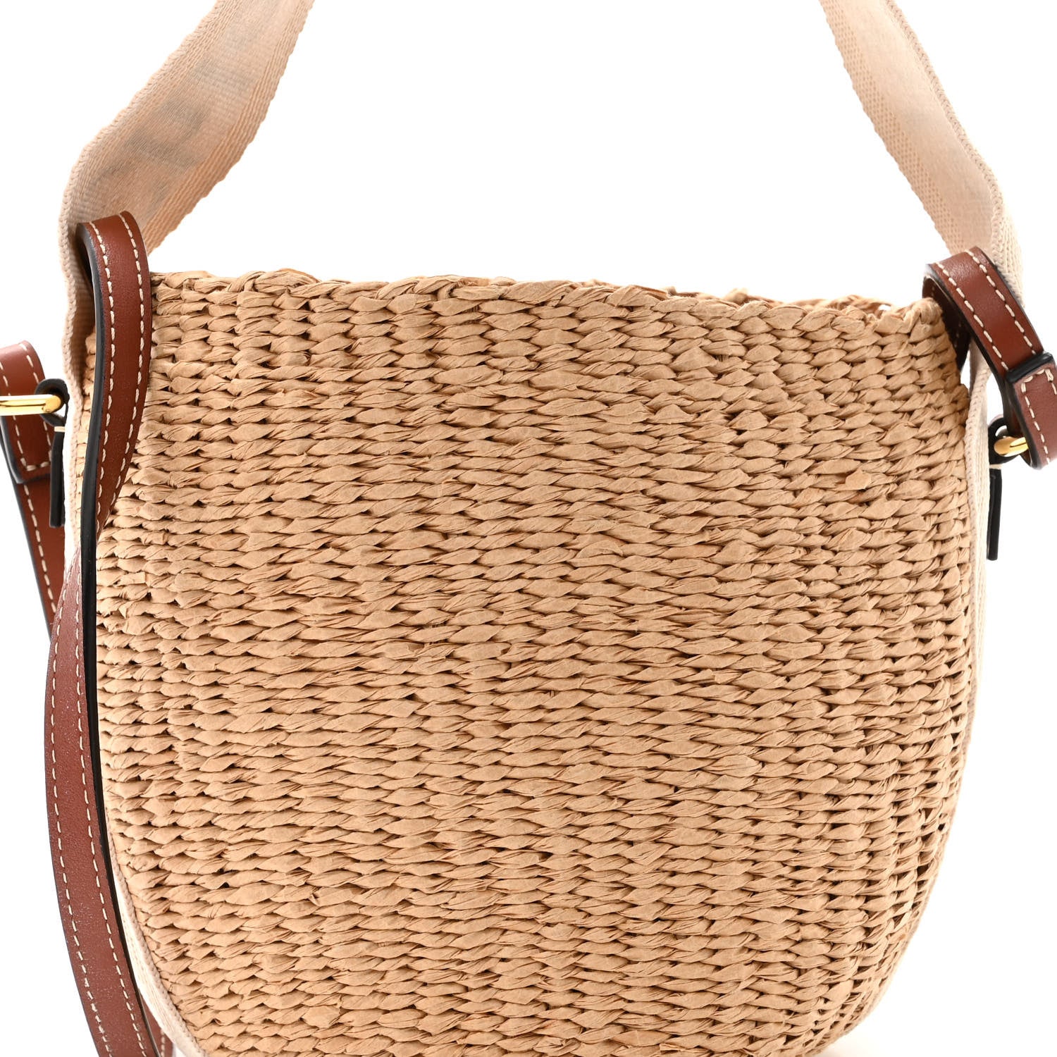 Chloe Natural Woven Fiber Small Woody Basket 7 of 10
