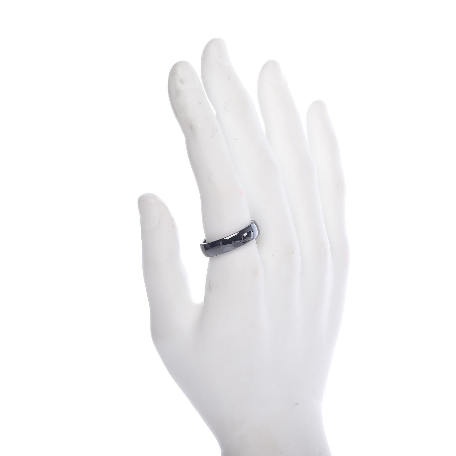 David Yurman Black Titanium 6mm Band Ring 68 12.25 2 of 4