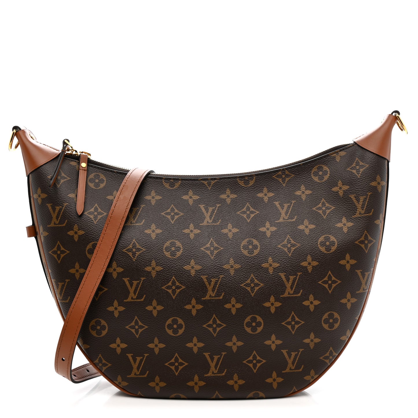 Reverse Monogram Loop Hobo