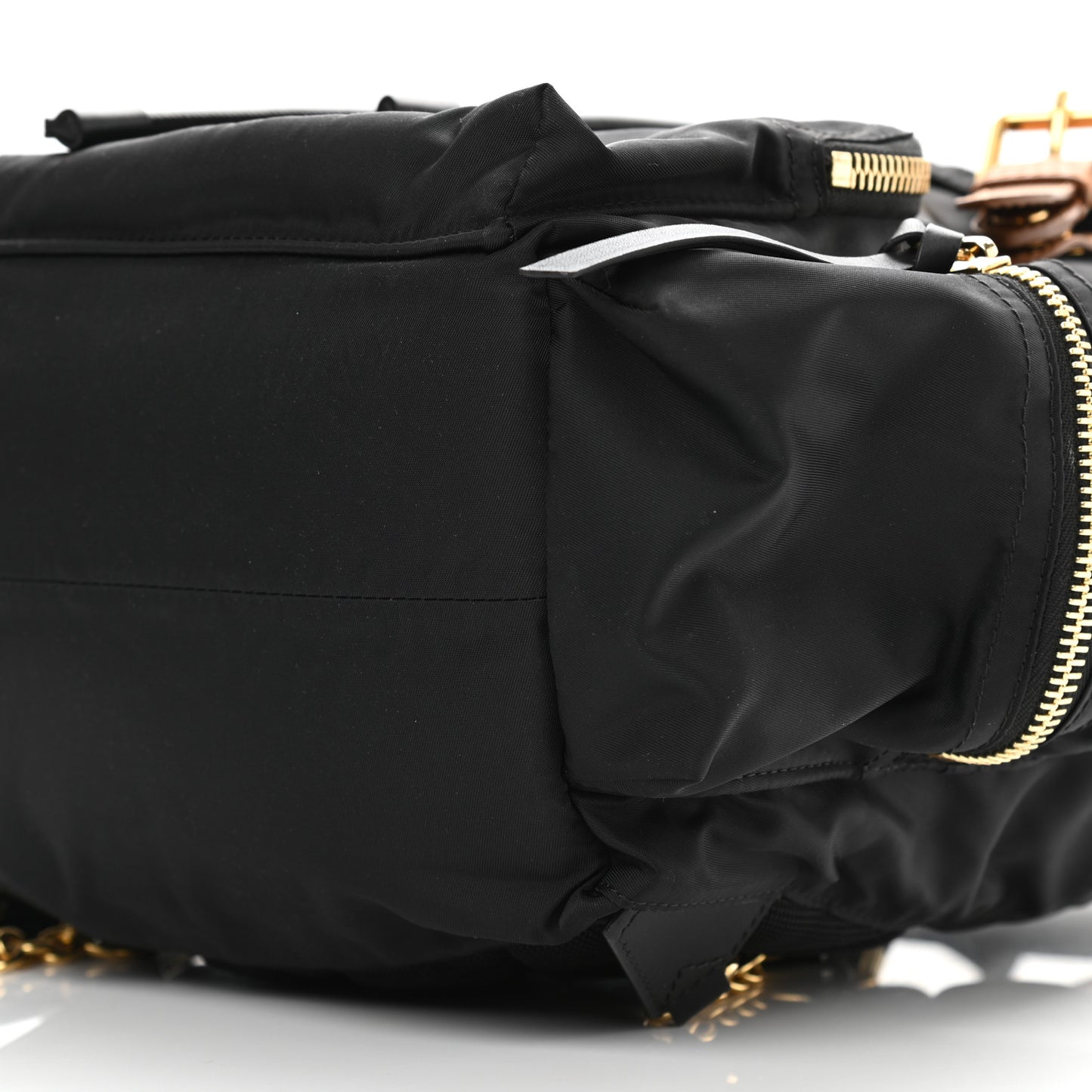 Nylon Medium Rucksack Backpack Black