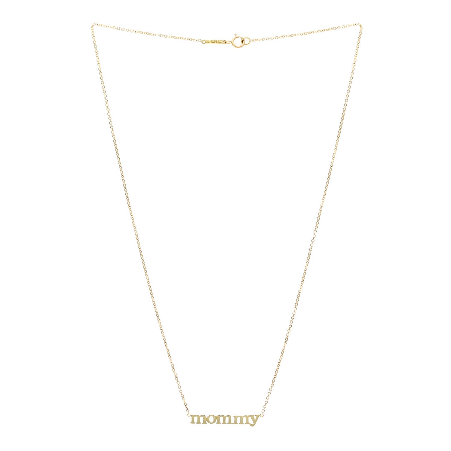 Jennifer Meyer 18K Yellow Gold Mommy Necklace 3 of 4