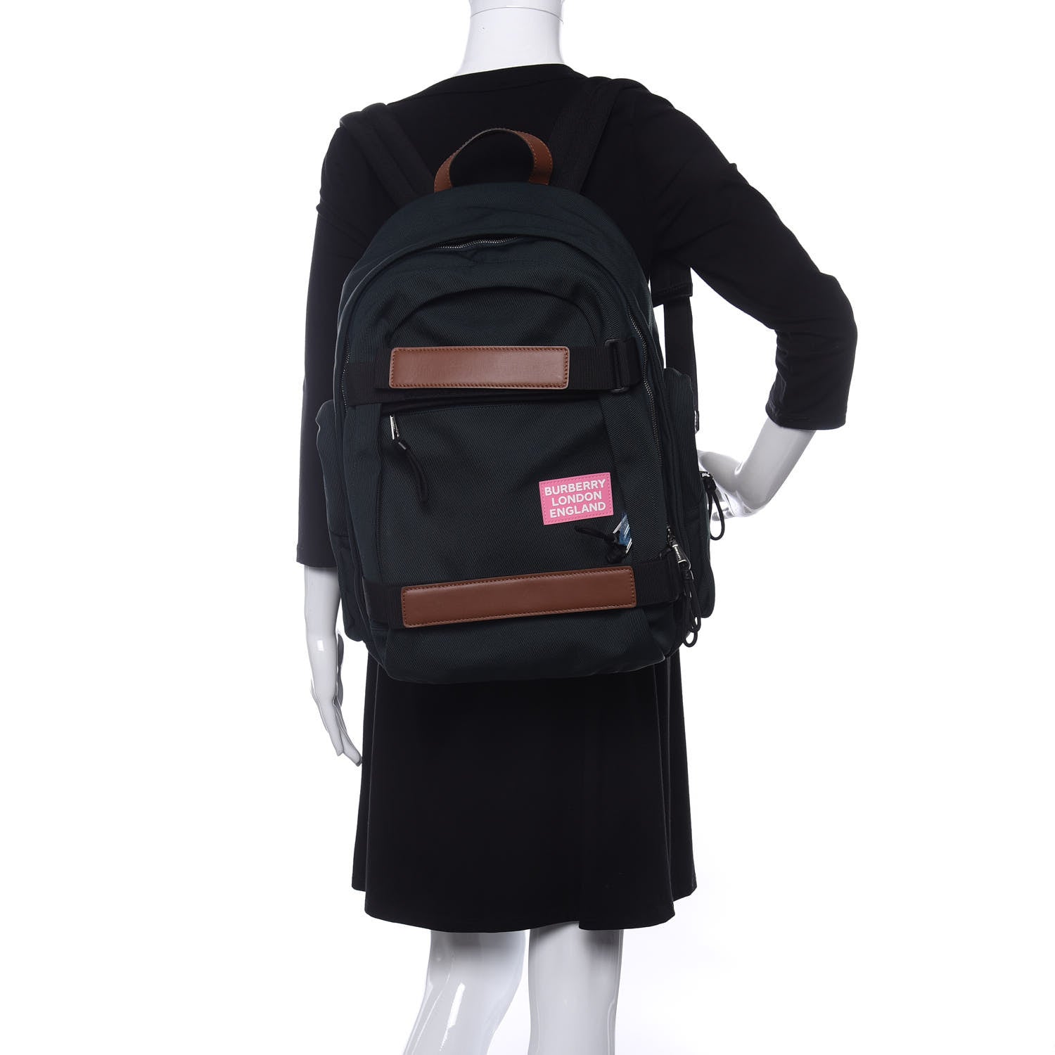 Burberry Nylon Large Nevis Backpack Green 2 of 13