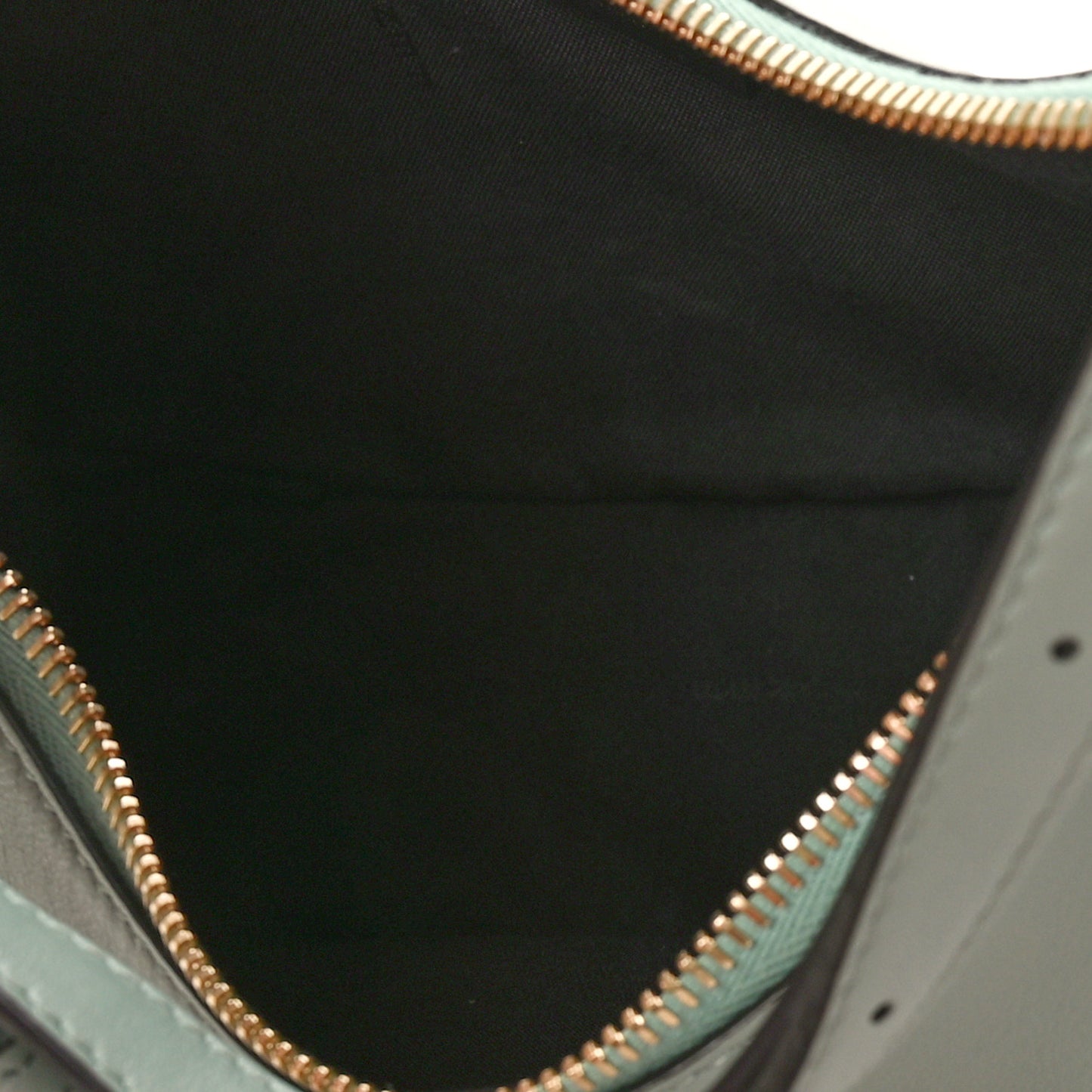 Vitello Grace Matte Small Fendigraphy Hobo Bag Menta