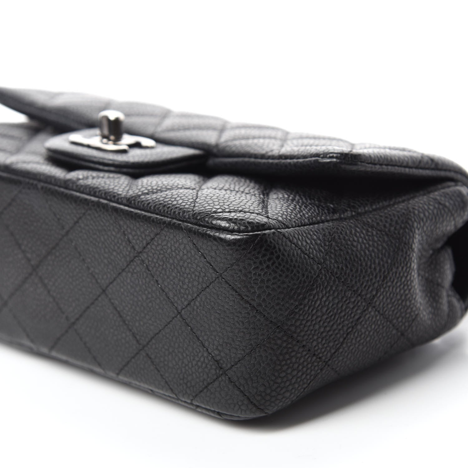 Chanel Caviar Quilted Mini Rectangular Flap Black 7 of 13