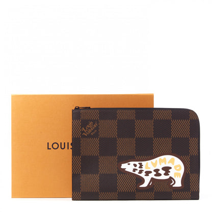 Louis Vuitton X NIGO Giant Damier Ebene Bear Pochette Jour GM 8 of 8