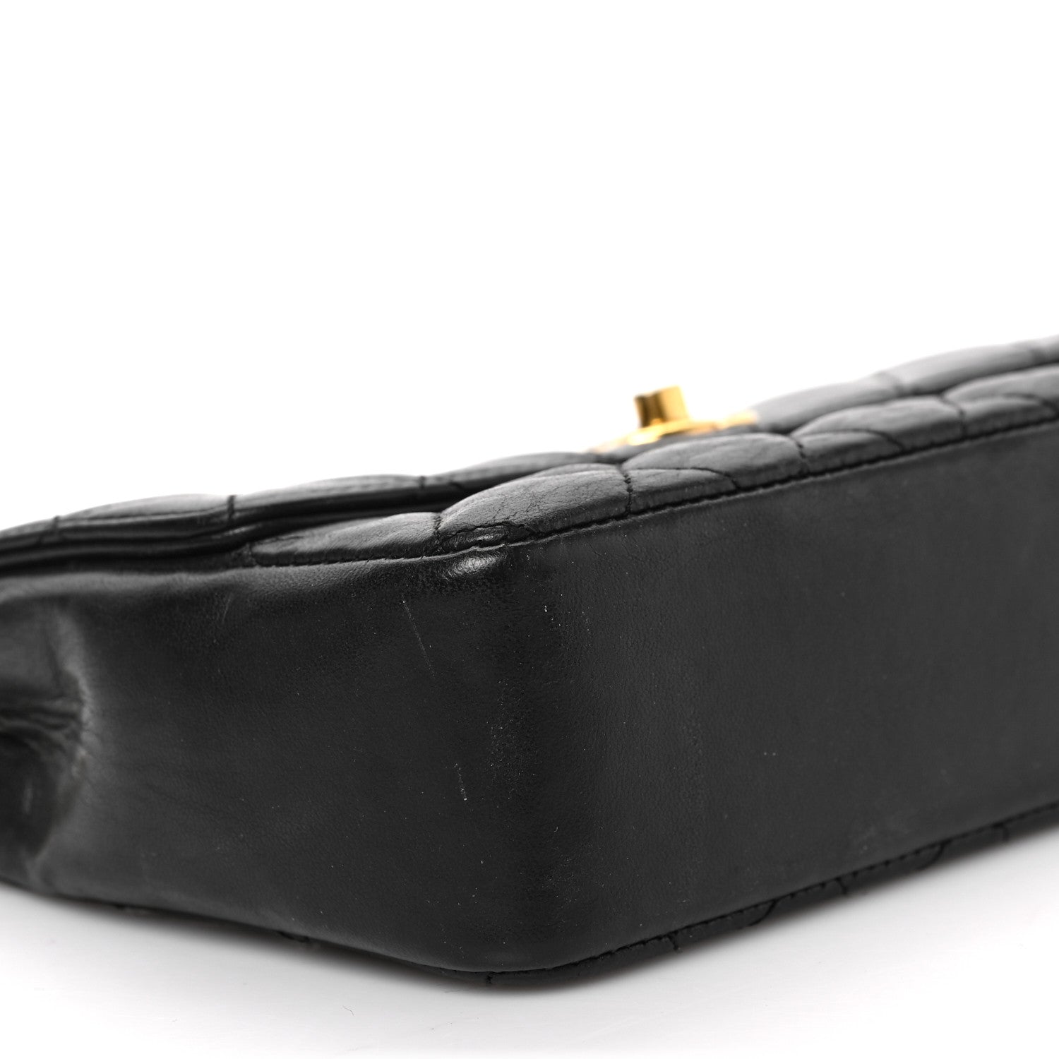 Chanel Lambskin Quilted Mini Rectangular Flap Black 7 of 11