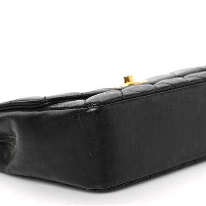 Chanel Lambskin Quilted Mini Rectangular Flap Black 7 of 11