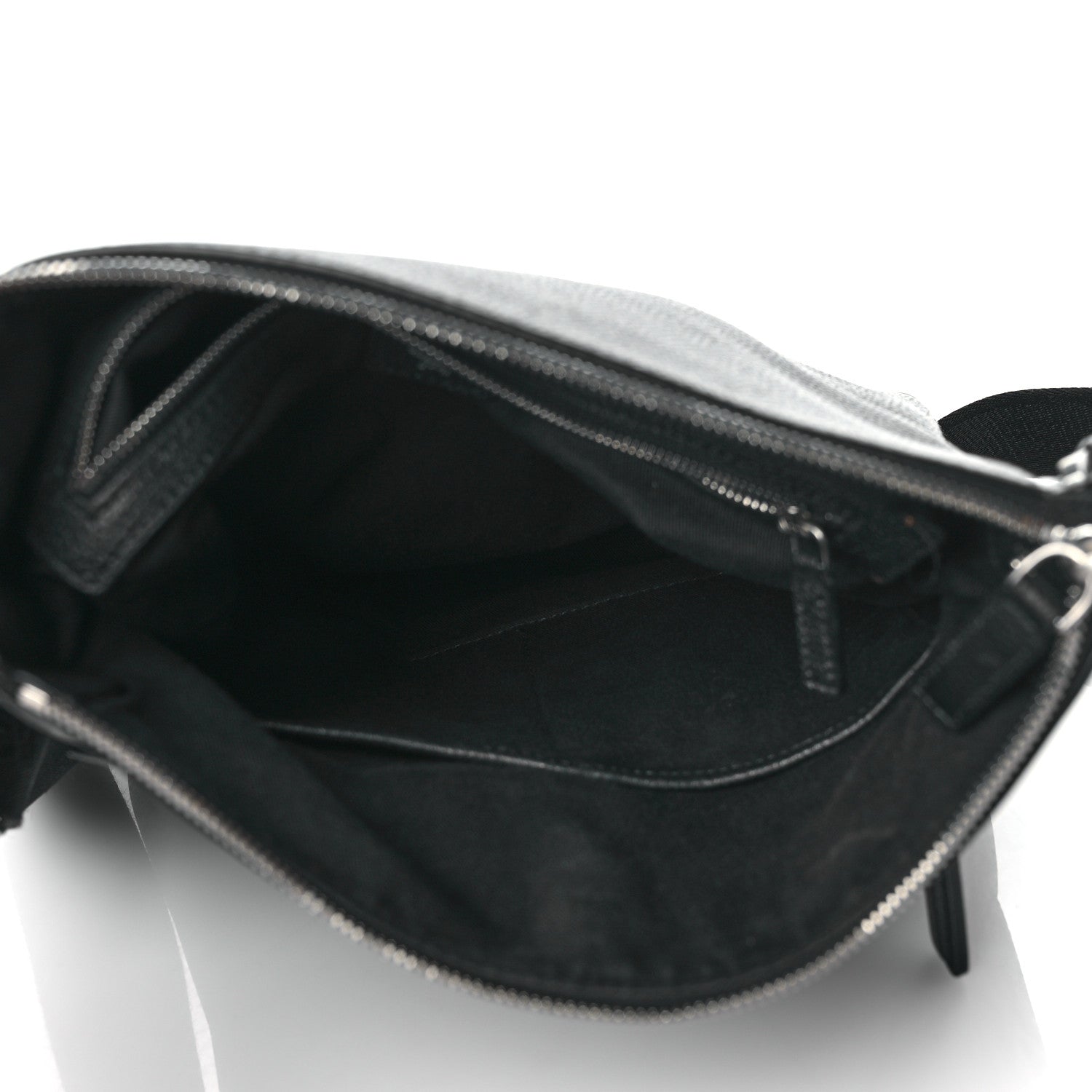 MCM Grained Calfskin Medium Crossbody Bag Black 4 of 8