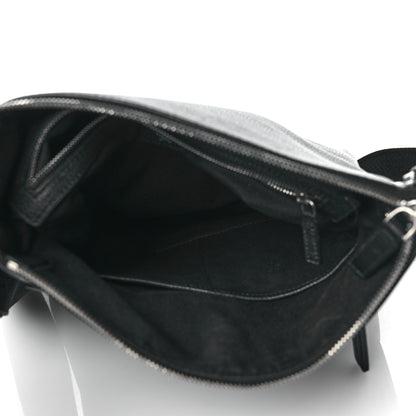 MCM Grained Calfskin Medium Crossbody Bag Black 4 of 8