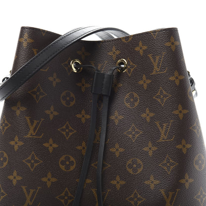 Louis Vuitton Monogram Neonoe MM Black 9 of 9