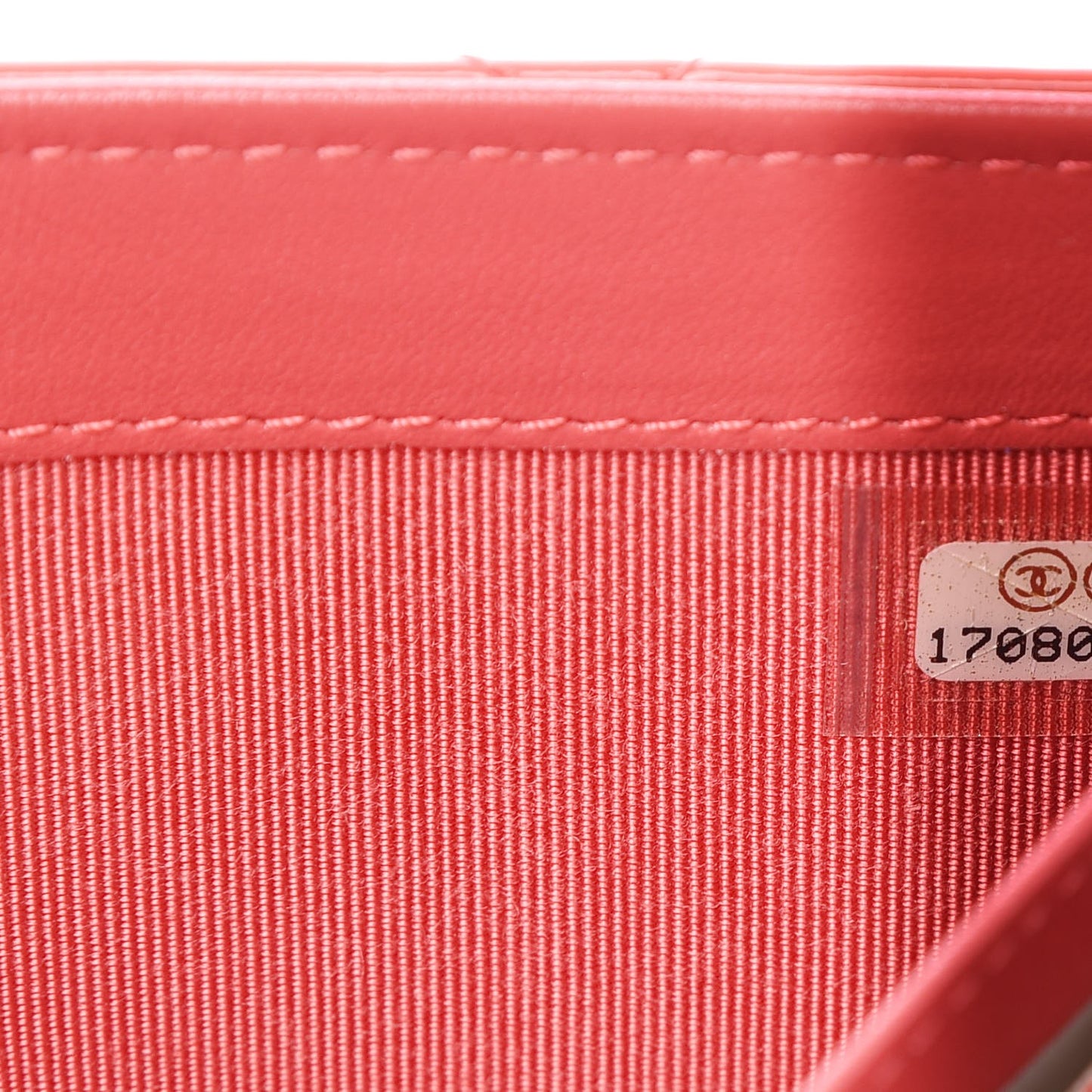 Patent Calfskin Quilted Large Flap Wallet Dark Pink