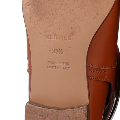 Hermes Calfskin Neo Low Boots 38.5 Naturel 8 of 11