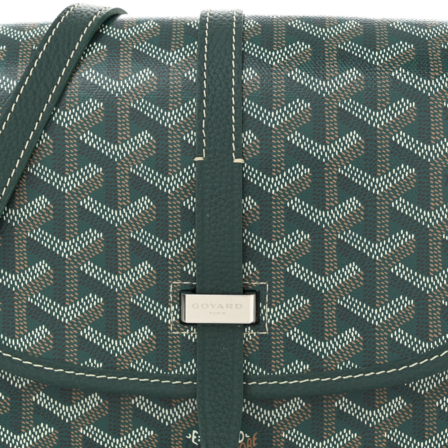 Goyardine Belvedere II PM Messenger Bag Green