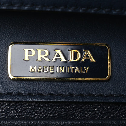 Prada City Calf Saffiano Astrology Cahier Clutch With Chain Baltico 6 of 10