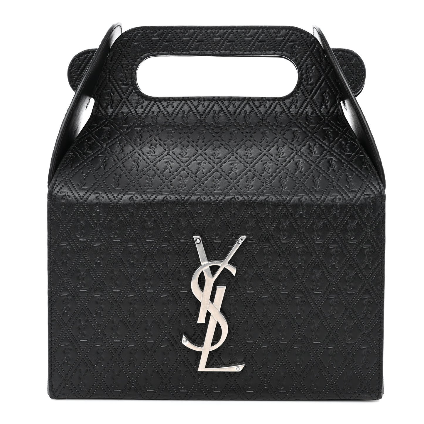 Calfskin Monogram Take Away Box Black