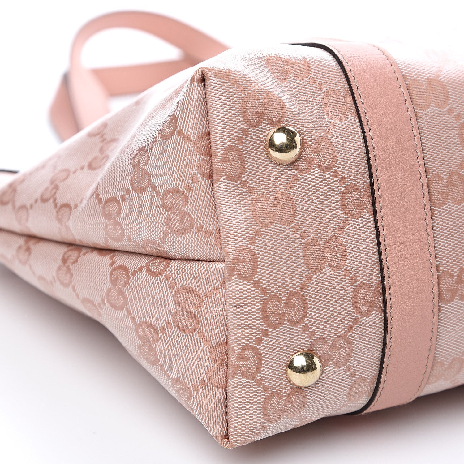 Gucci Crystal Monogram Medium Abbey Tote Blush 7 of 11