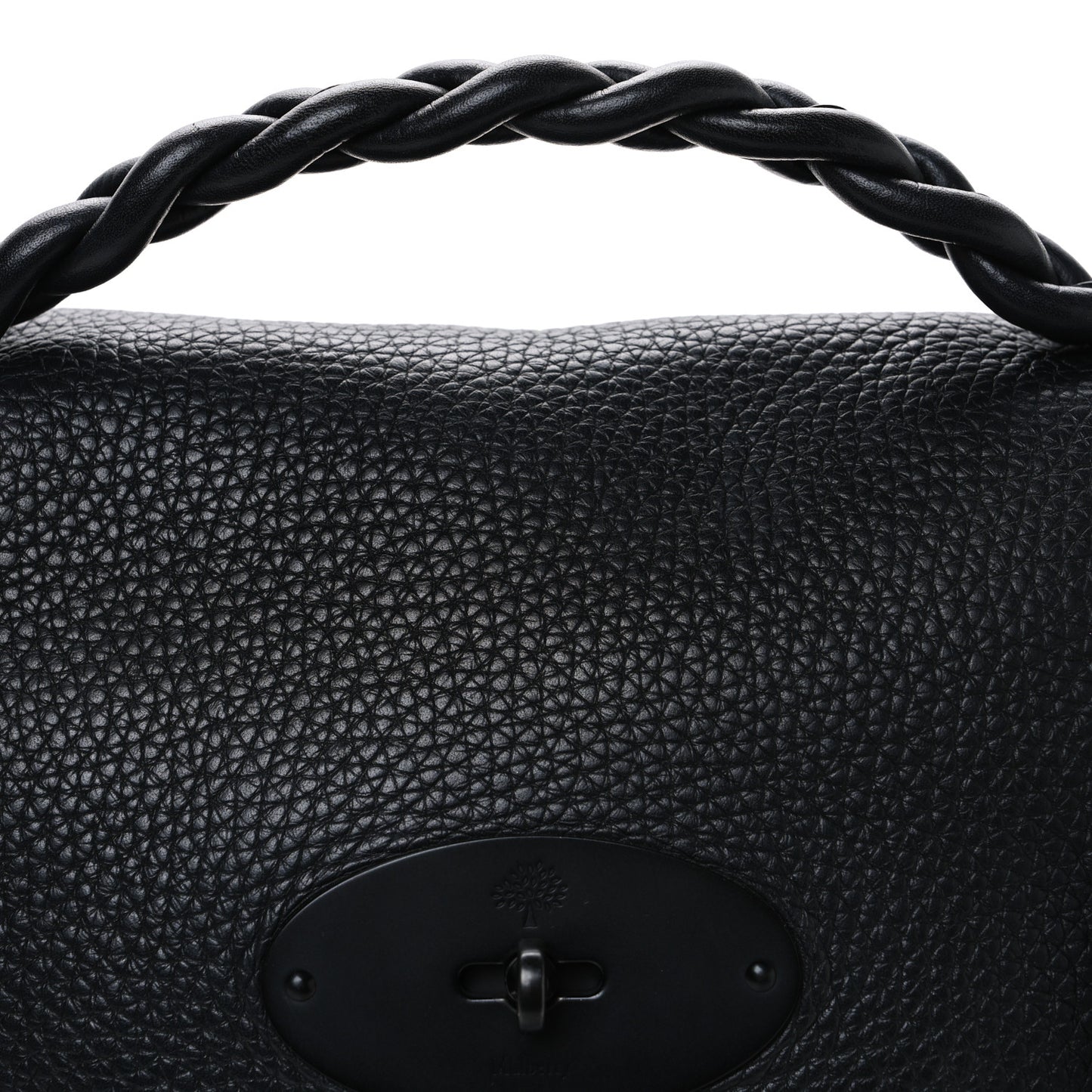 Heavy Grain Oversized Alexa Black