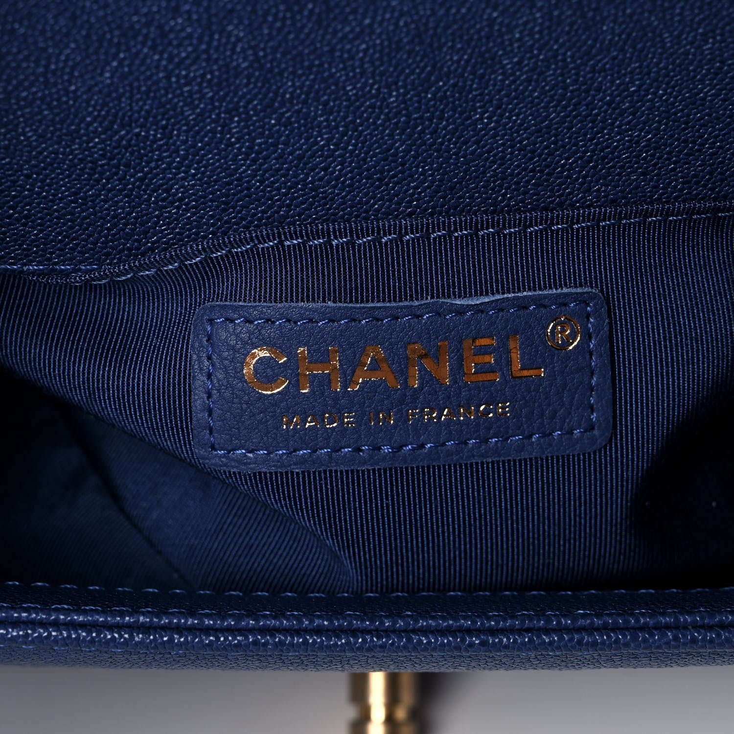 Chanel Caviar Quilted Small Boy Flap Blue 6 of 12