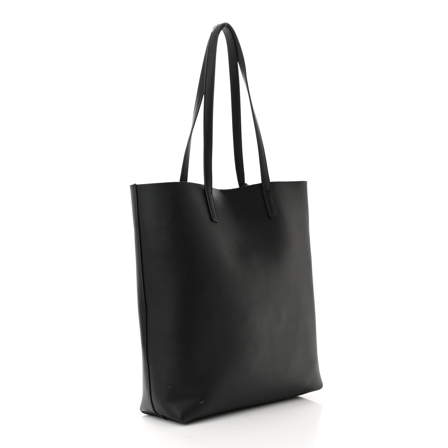 Saint Laurent Calfskin North-South Shopping Tote Black 4 of 14