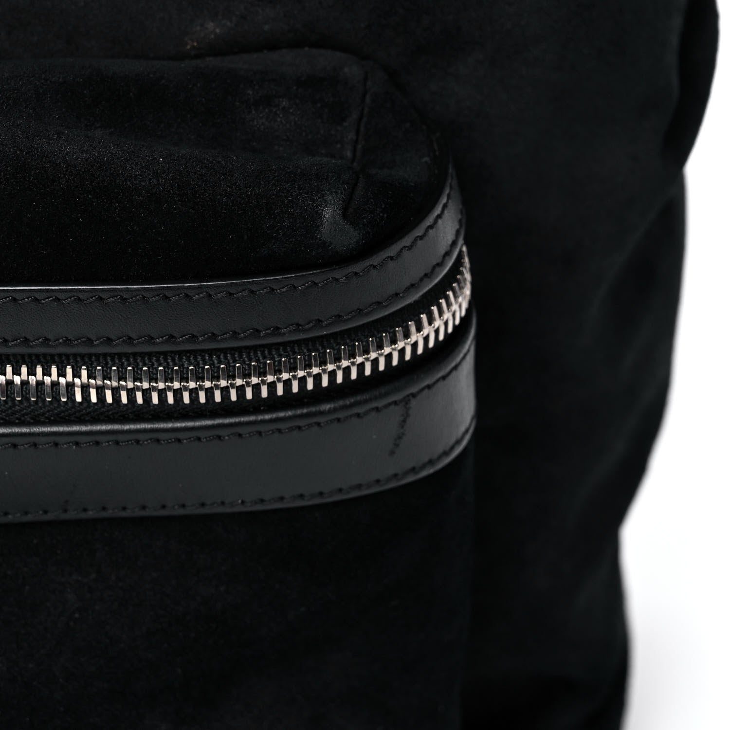 Saint Laurent Suede City Backpack Black 14 of 19