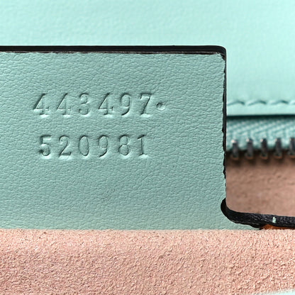 Gucci Calfskin Matelasse Diagonal Small GG Marmont Shoulder Bag Multicolor Pastel 7 of 11