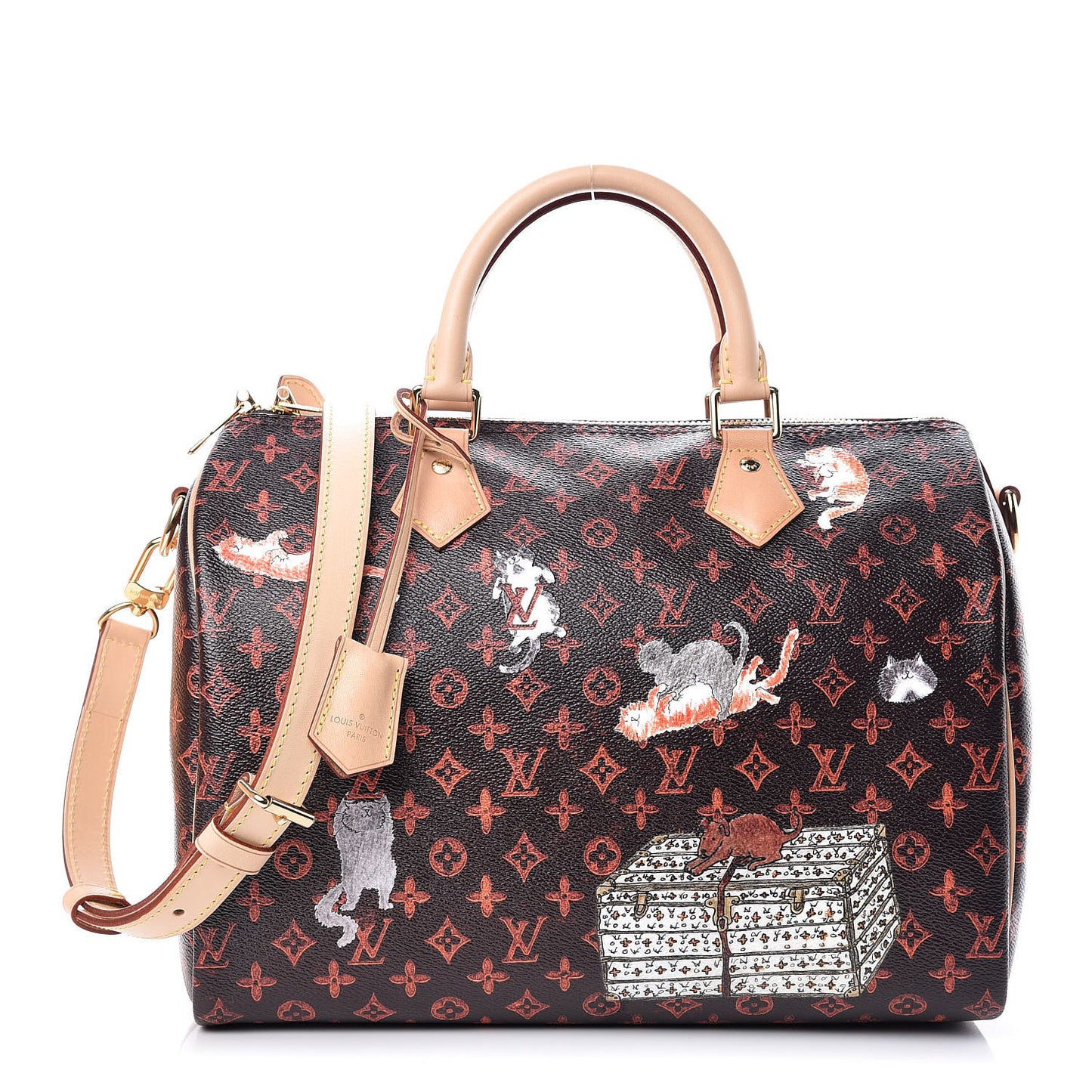 Catogram Speedy Bandouliere 30 Marron