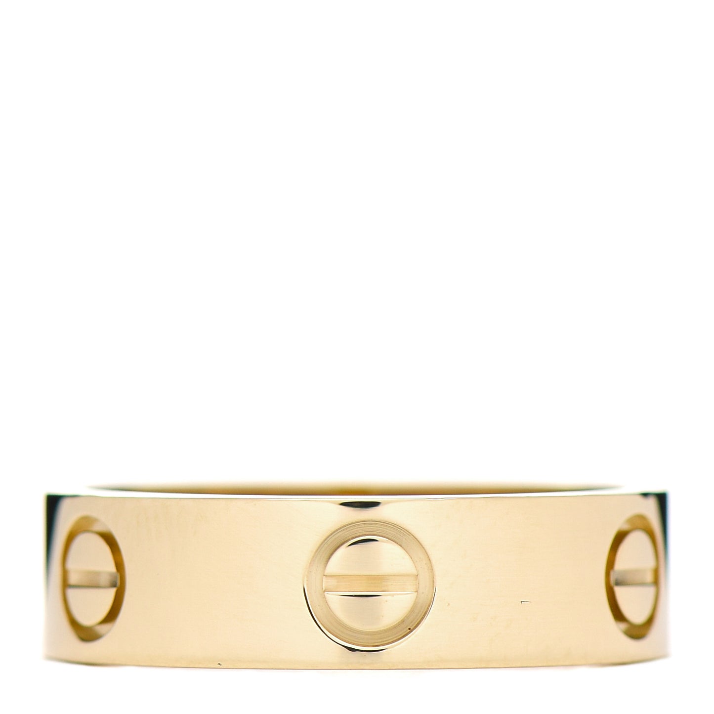 18K Yellow Gold 5.5mm LOVE Ring 55 7.25
