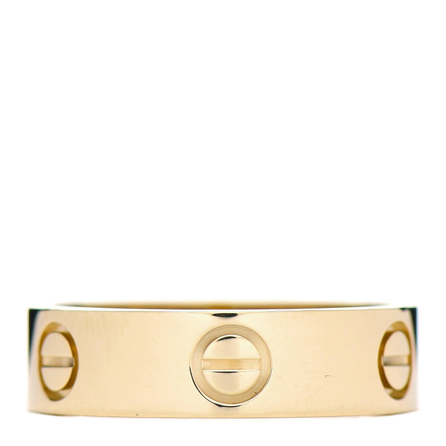 Cartier 18K Yellow Gold 5.5mm LOVE Ring 55 7.25 3 of 5