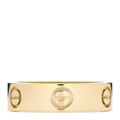 Cartier 18K Yellow Gold 5.5mm LOVE Ring 55 7.25 3 of 5