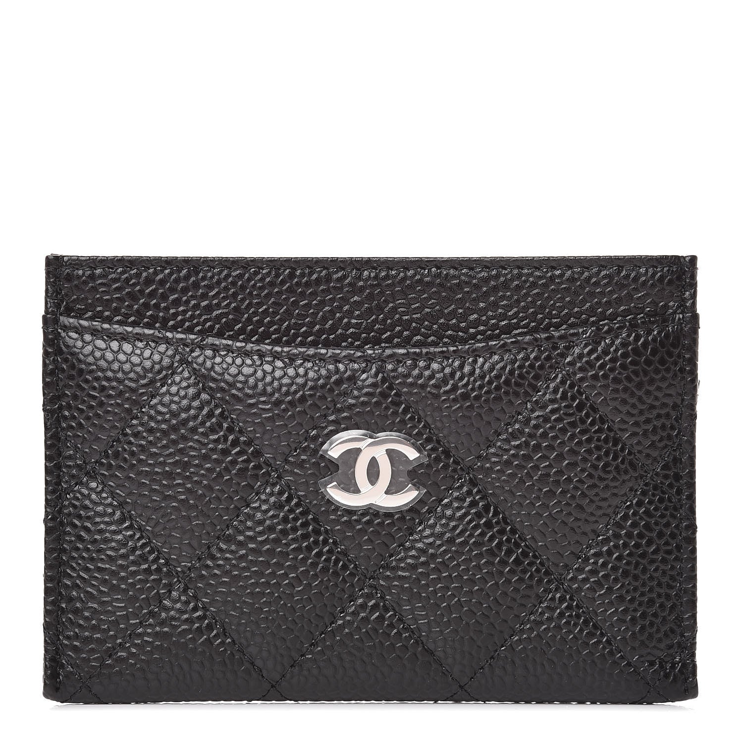 Chanel Caviar Quilted Card Holder Black 1 of 9