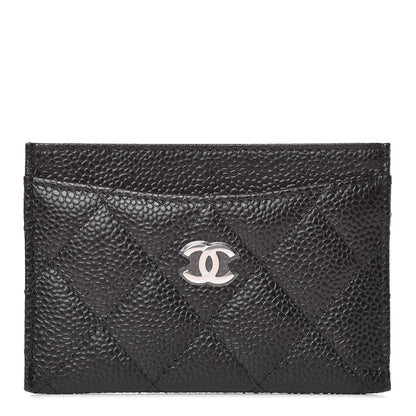 Chanel Caviar Quilted Card Holder Black 1 of 9