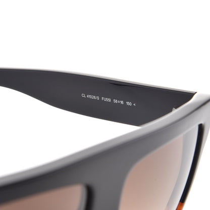 Celine Shadow Sunglasses CL 41026/S Black Havana 6 of 7