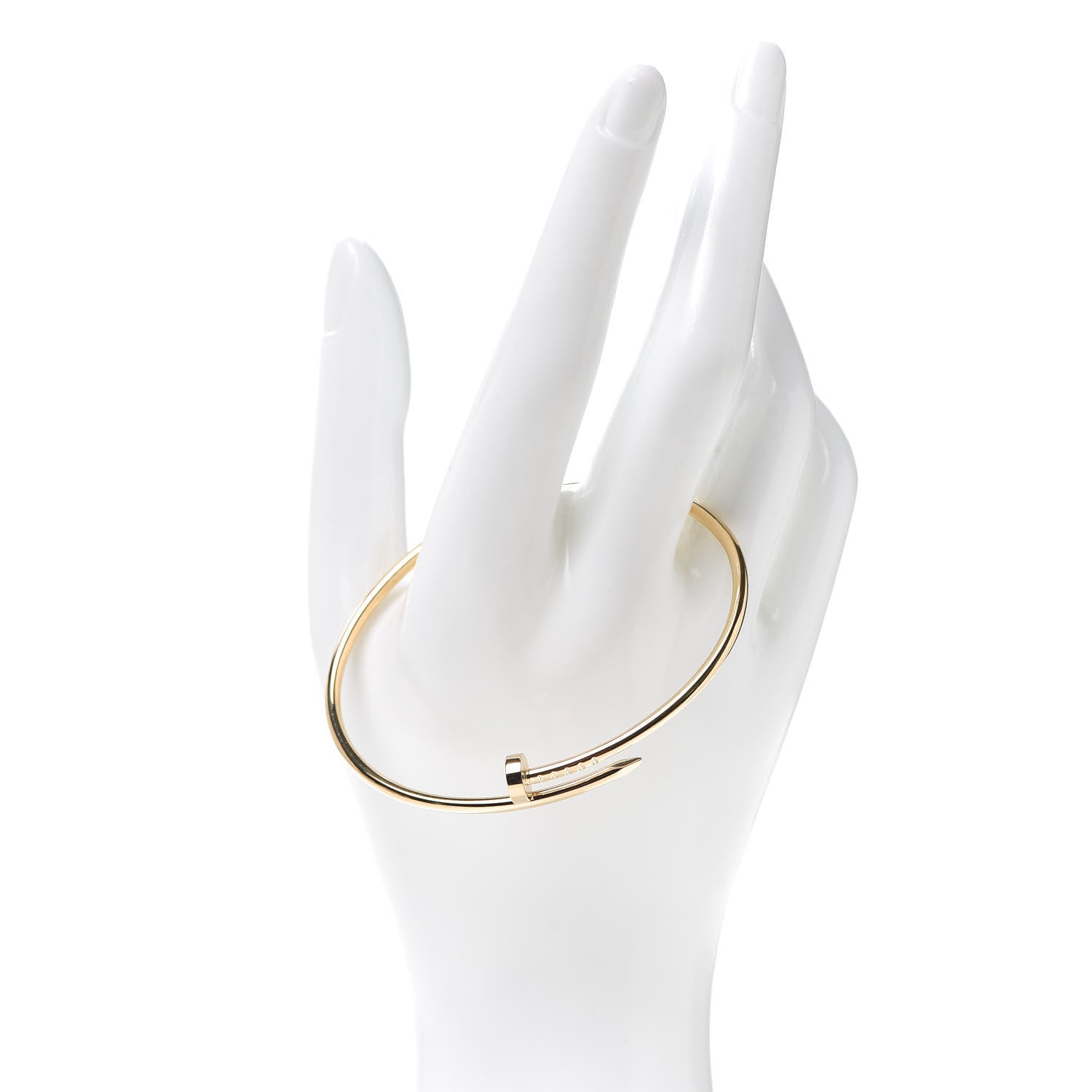 Cartier 18K Yellow Gold Small Juste Un Clou Bracelet 19 2 of 6