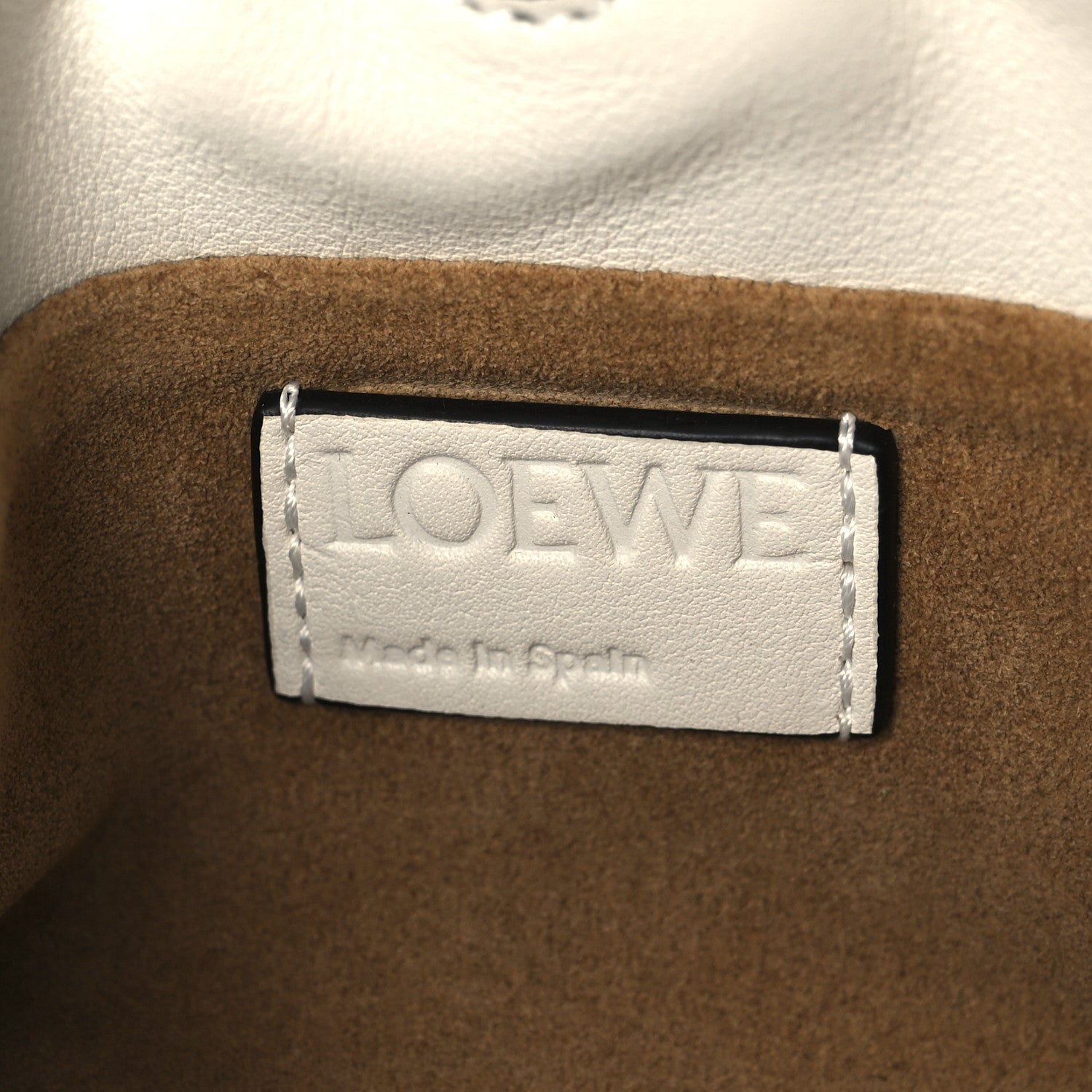 Loewe Calfskin Nano Flamenco Knot Clutch Soft White 6 of 11