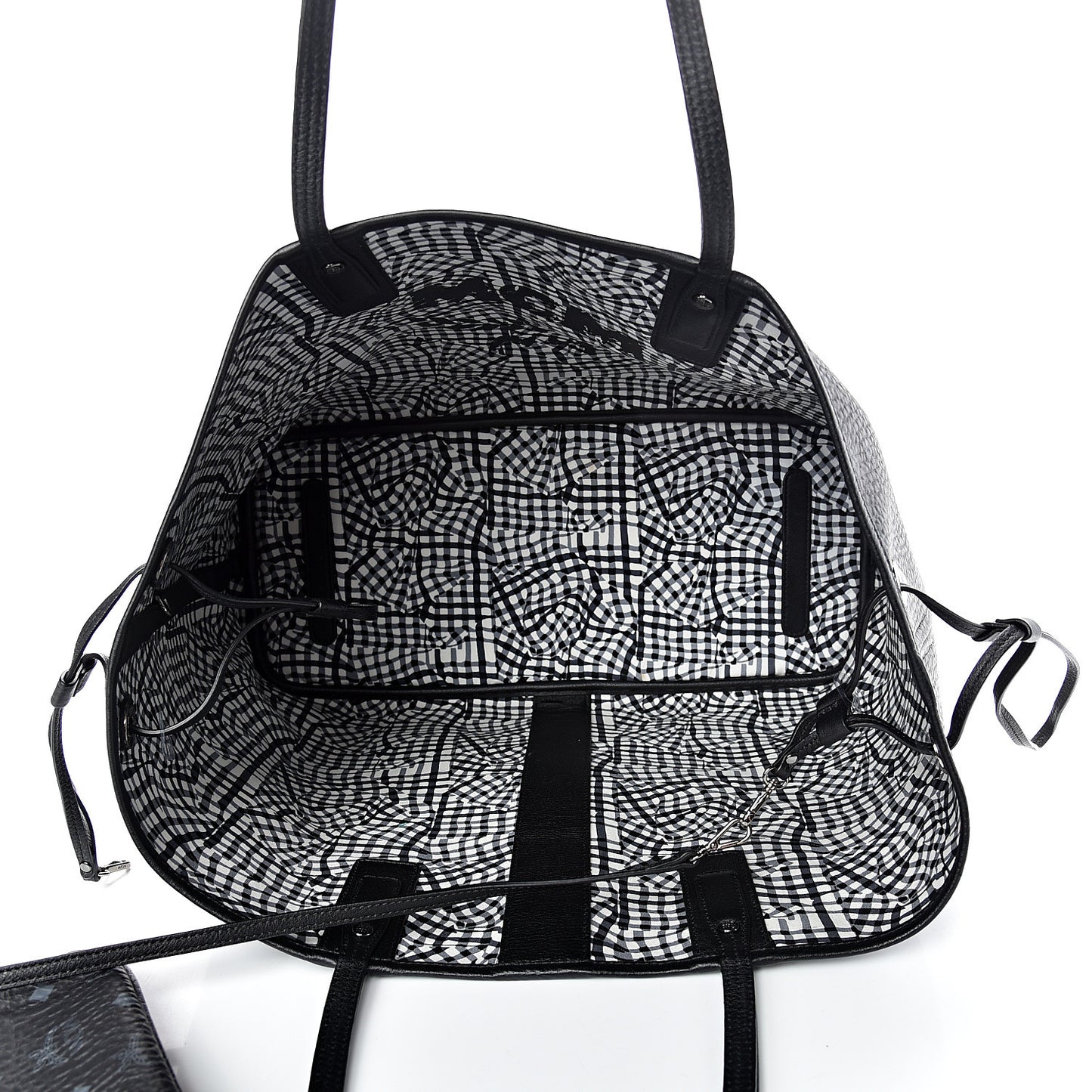 Visetos Large Liz Reversible Shopper Tote Black