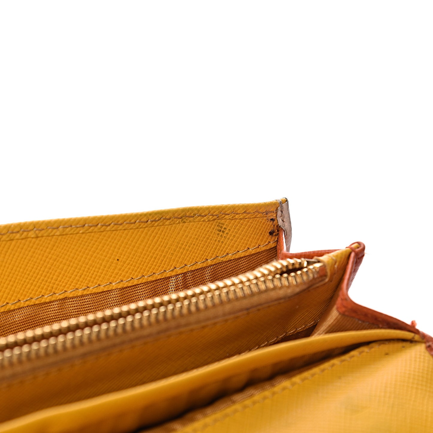 Saffiano Multicolor Continental Flap Wallet Papaya