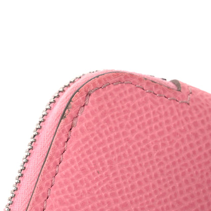 Hermes Epsom Silk'in Compact Wallet Rose Confetti 12 of 12