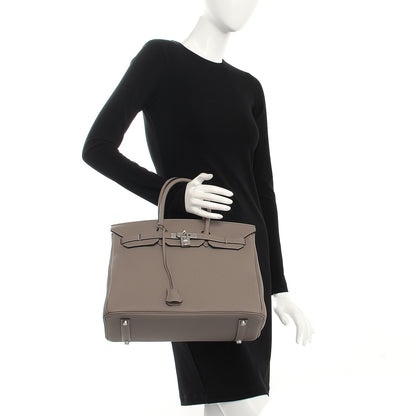 Hermes Togo Birkin 35 Gris Asphalte 2 of 27