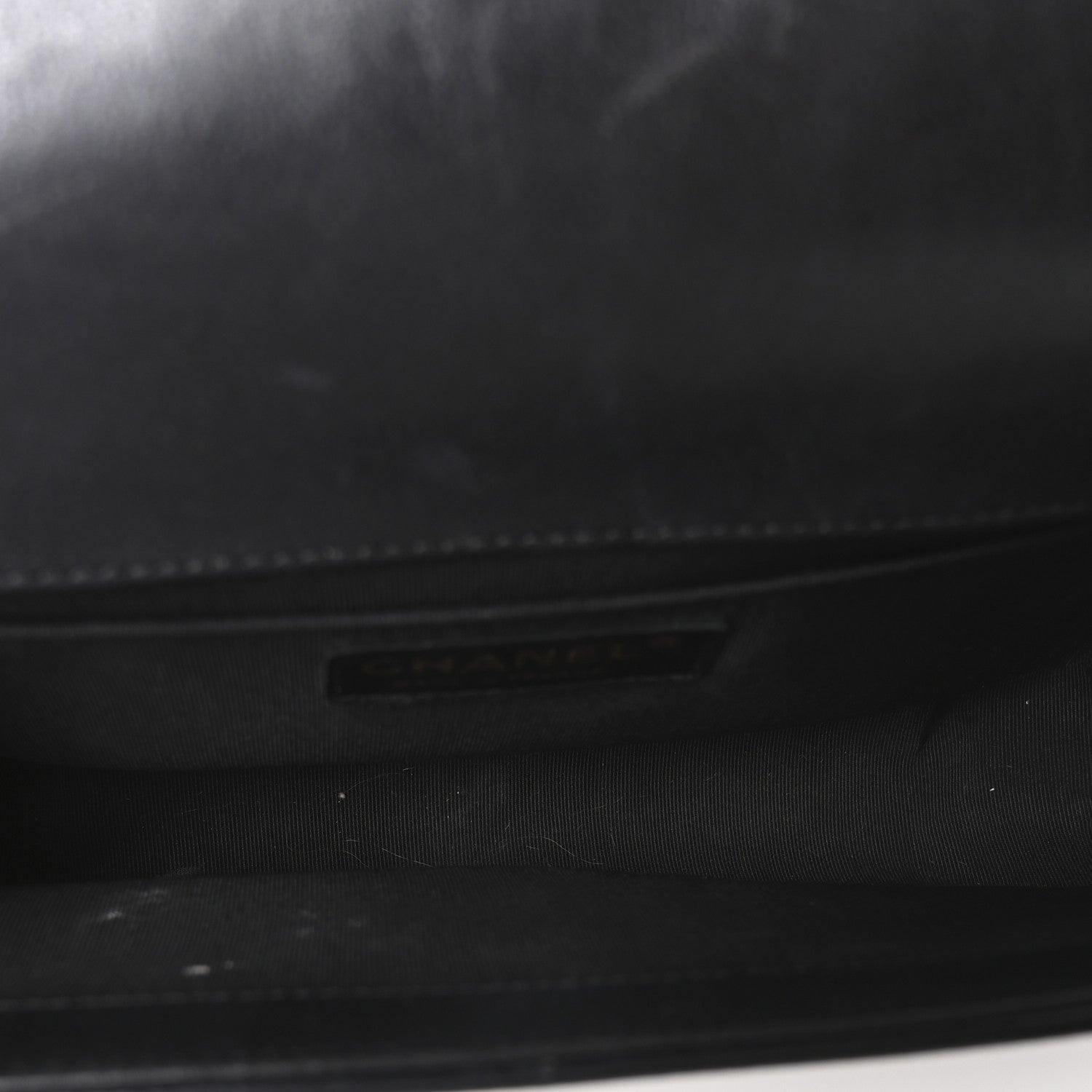 Chanel Iridescent Glazed Calfskin Quilted Medium Boy Flap Black 4 of 9
