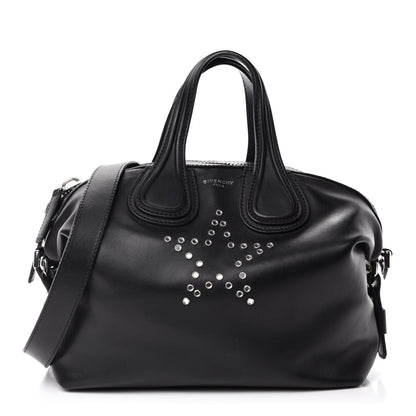 Givenchy Calfskin Star Embellished Small Nightingale Black 1 of 13